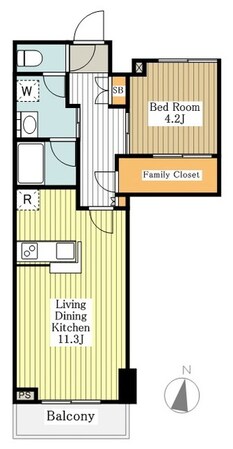 京王府中テラス の物件間取画像